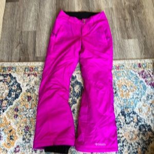 Columbia snow pants hot pink sz XS